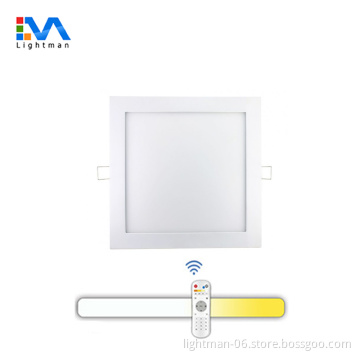 No Flicker 7W Square CCT LED Panel Downlight 85x85mm